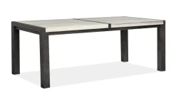 Aspen Valley Stone Top Dining Table & 4 Chairs In Sierra Brown