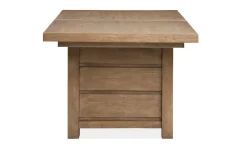 Aspen Valley Trestle Dining Table & 4 Chairs In Ravenwood Black