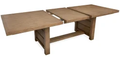 Aspen Valley Trestle Dining Table & 4 Chairs In Ravenwood Black