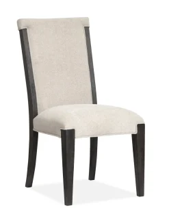 Aspen Valley Trestle Dining Table & 4 Chairs In Ravenwood Black