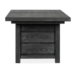 Aspen Valley Trestle Dining Table, 4 Chairs & Bench In Sierra Brown