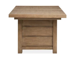 Aspen Valley Trestle Dining Table In Sierra Brown