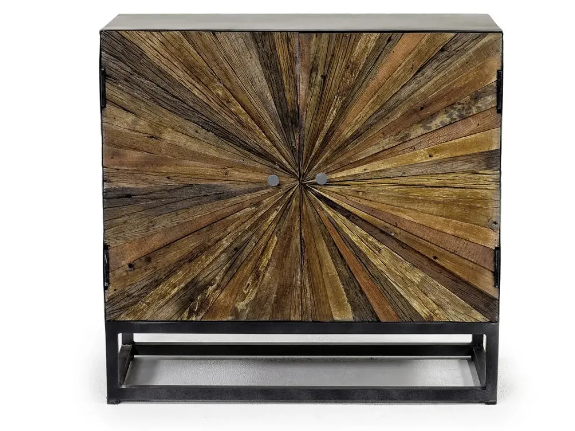 Astral 3 Door Accent Cabinet In Gray