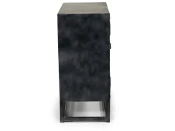 Astral 3 Door Accent Cabinet In Gray