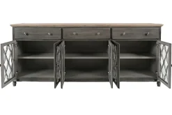 Aurora 6 Door Console In White