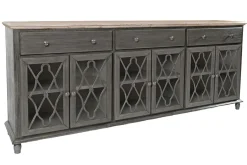 Aurora 6 Door Console In White