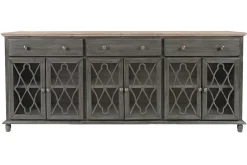 Aurora 6 Door Console In White