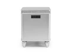 Avril Chairside Table In Silver