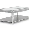 Avril Coffee Table In Silver