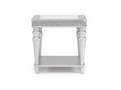 Avril End Table In Silver