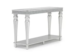 Avril Sofa Table In Silver
