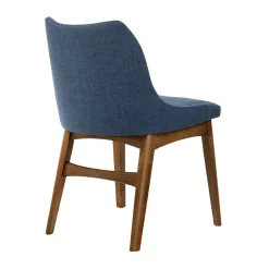 Azalea Side Chair In Blue, Set Of 2