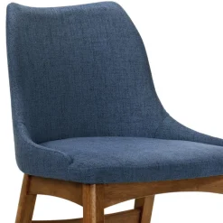 Azalea Side Chair In Blue, Set Of 2