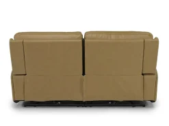 Banks 3 Power Loveseat In Chesapeake Charcoal Leather