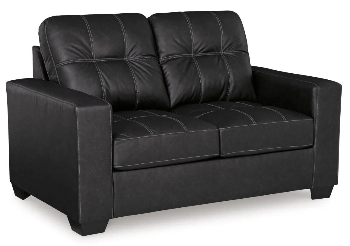 Barlin Mills Sofa & Loveseat In Carbon
