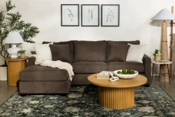 Barrett Reversible Sofa Chaise In Fisk Smoke