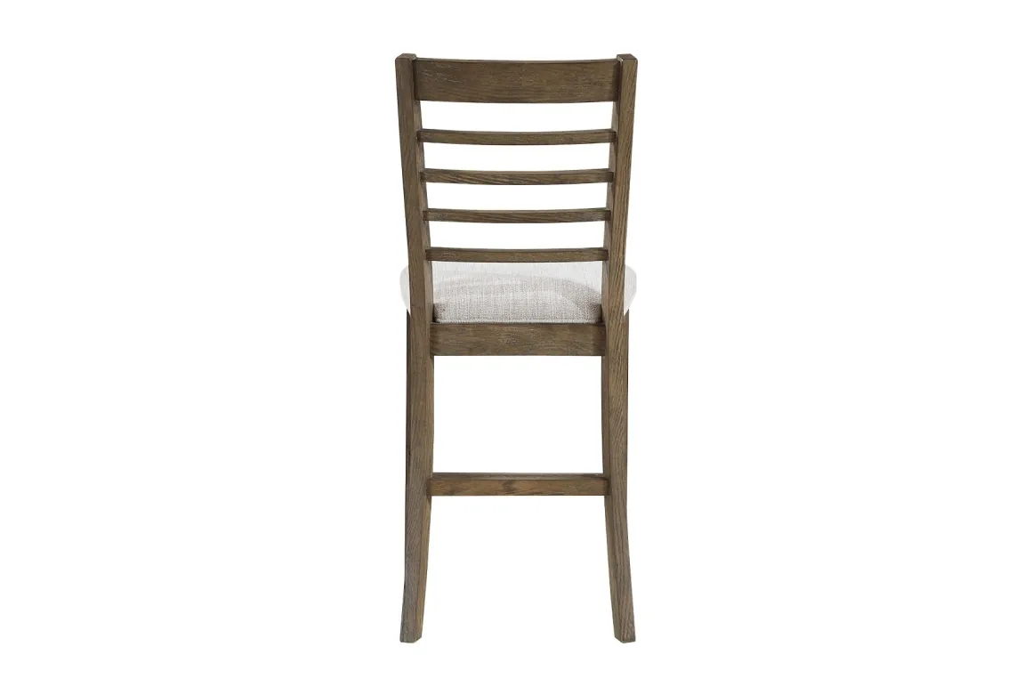 Barry Counter Height Dining Table, 4 Stools & Bench In Light Brown