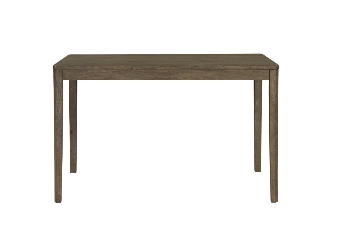 Barry Counter Height Dining Table, 4 Stools & Bench In Light Brown