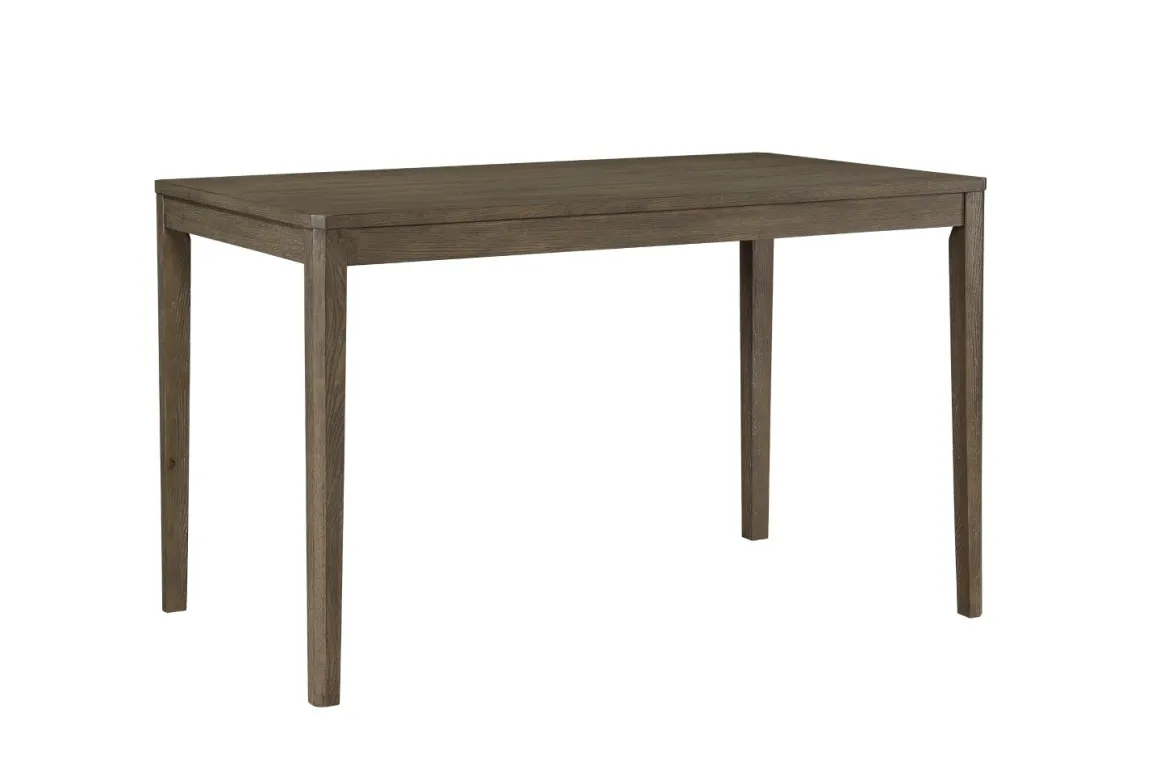 Barry Counter Height Dining Table, 4 Stools & Bench In Light Brown