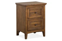 Bay Creek 3 Drawer Nightstand In Light Gray