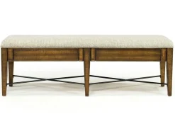 Bay Creek Bench W/ Storage In Light Gray