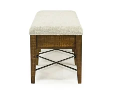 Bay Creek Bench W/ Storage In Light Gray