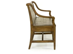 Bay Creek Bench W/ Storage In Light Gray