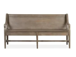 Bay Creek Bench W/ Storage In Light Gray