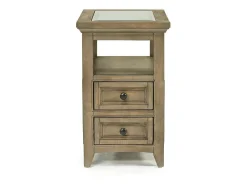 Bay Creek Chairside Table In Graphite