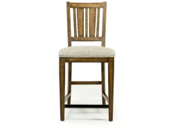 Bay Creek Counter Height Stool In Graphite, V-Back