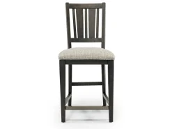 Bay Creek Counter Height Stool In Graphite, V-Back