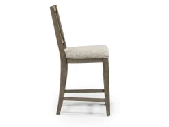 Bay Creek Counter Height Stool In Graphite, V-Back