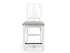 Bay Creek Counter Height Stool In Graphite, V-Back