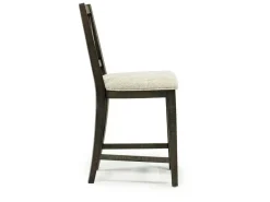 Bay Creek Counter Height Stool In Graphite, V-Back