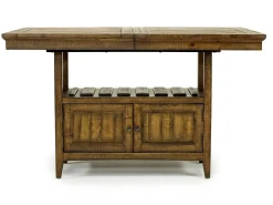 Bay Creek Counter Height Extendable Dining Table In Light Gray