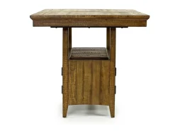 Bay Creek Counter Height Extendable Dining Table In Light Gray