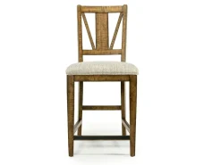 Bay Creek Counter Height Extendable Dining Table & 4 Stools In Graphite