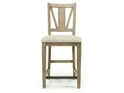 Bay Creek Counter Height Extendable Dining Table & 4 Stools In Graphite