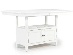 Bay Creek Counter Height Extendable Dining Table & 4 Stools In Graphite