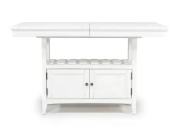 Bay Creek Counter Height Extendable Dining Table & 4 Stools In Graphite