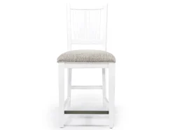 Bay Creek Counter Height Extendable Dining Table & 4 Stools In Graphite