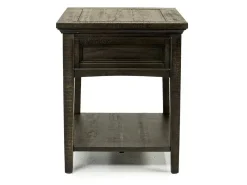 Bay Creek End Table In Graphite, Rectangle