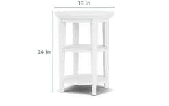 Bay Creek End Table In Graphite, Rectangle