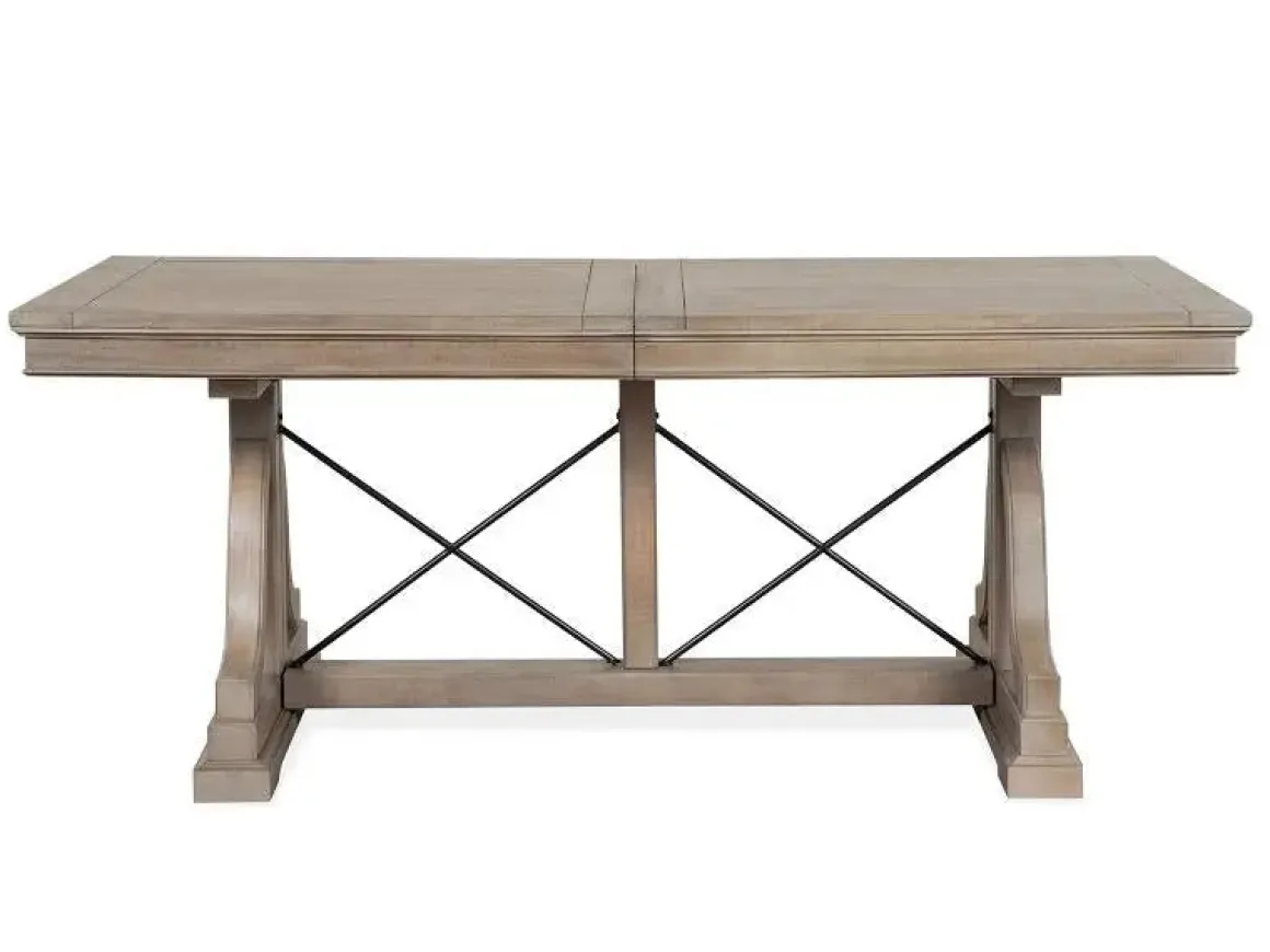 Bay Creek Extendable Dining Table In Graphite