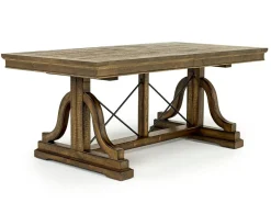 Bay Creek Extendable Dining Table, 4 V-Back Chairs & High Back Bench In Graphite