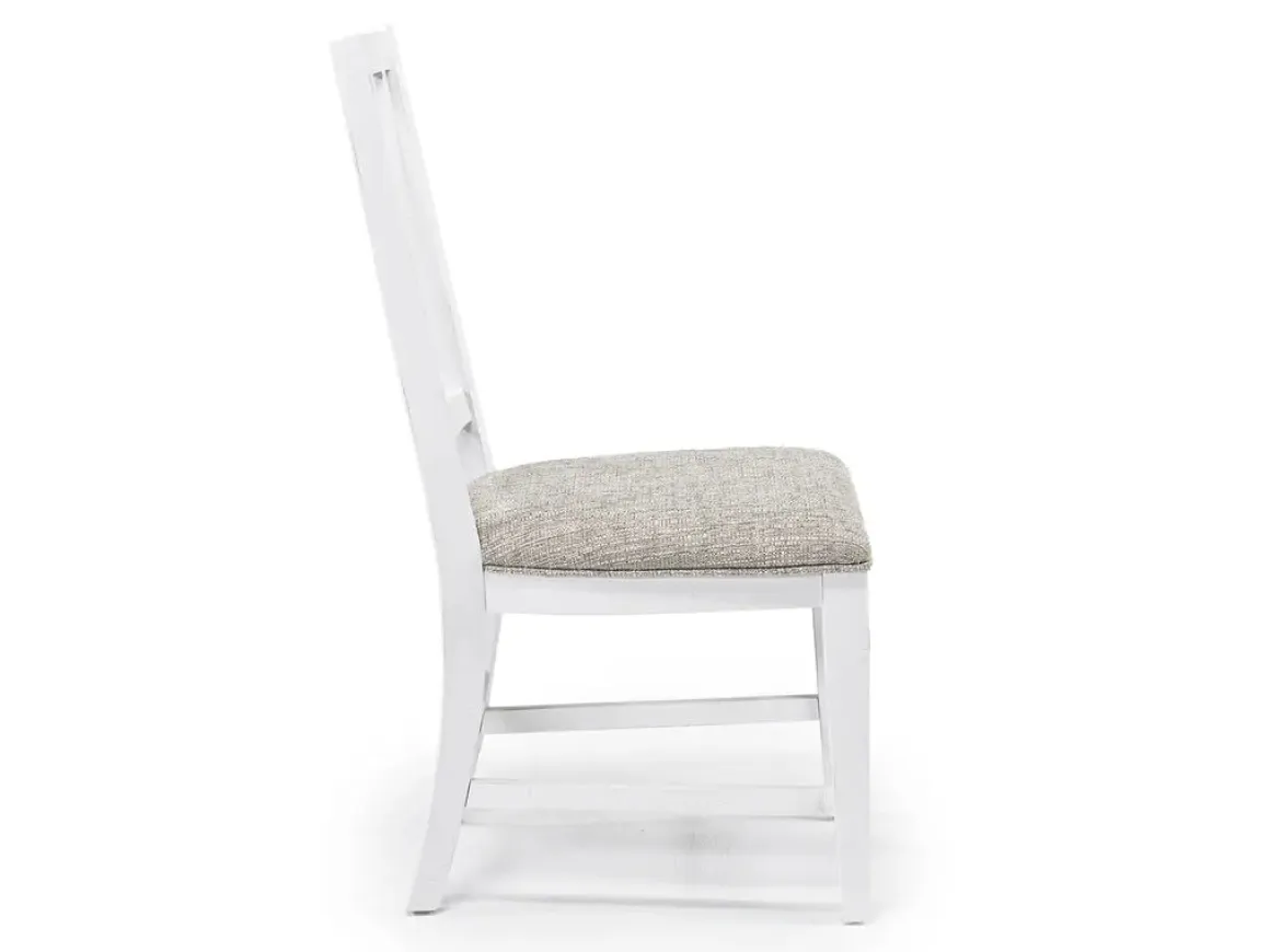 Bay Creek Extendable Dining Table, 4 V-Back Chairs & High Back Bench In Graphite