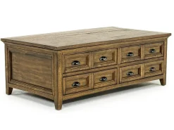Bay Creek Lift Top Coffee Table In Nutmeg