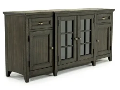 Bay Creek Media Console In Nutmeg W/ Usb Charger, 70 Inch