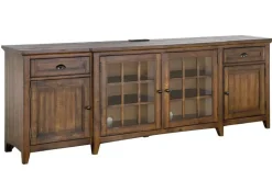 Bay Creek Media Console In Nutmeg W/ Usb Charger, 70 Inch