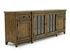 Bay Creek Media Console In Nutmeg W/ Usb Charger, 70 Inch